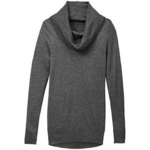 Athleta 100% Cashmere Turtle Neck Cowl Sweater
